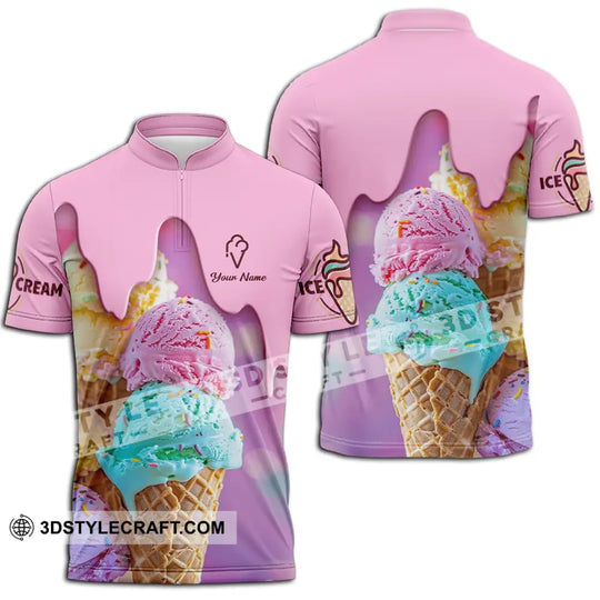 Unisex Shirt - Custom Text Shirt, Ice Cream Shirt style option 2