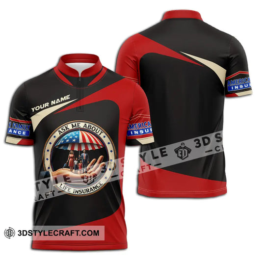 Unisex Shirt - Custom Text Shirt Insurance America style option 2