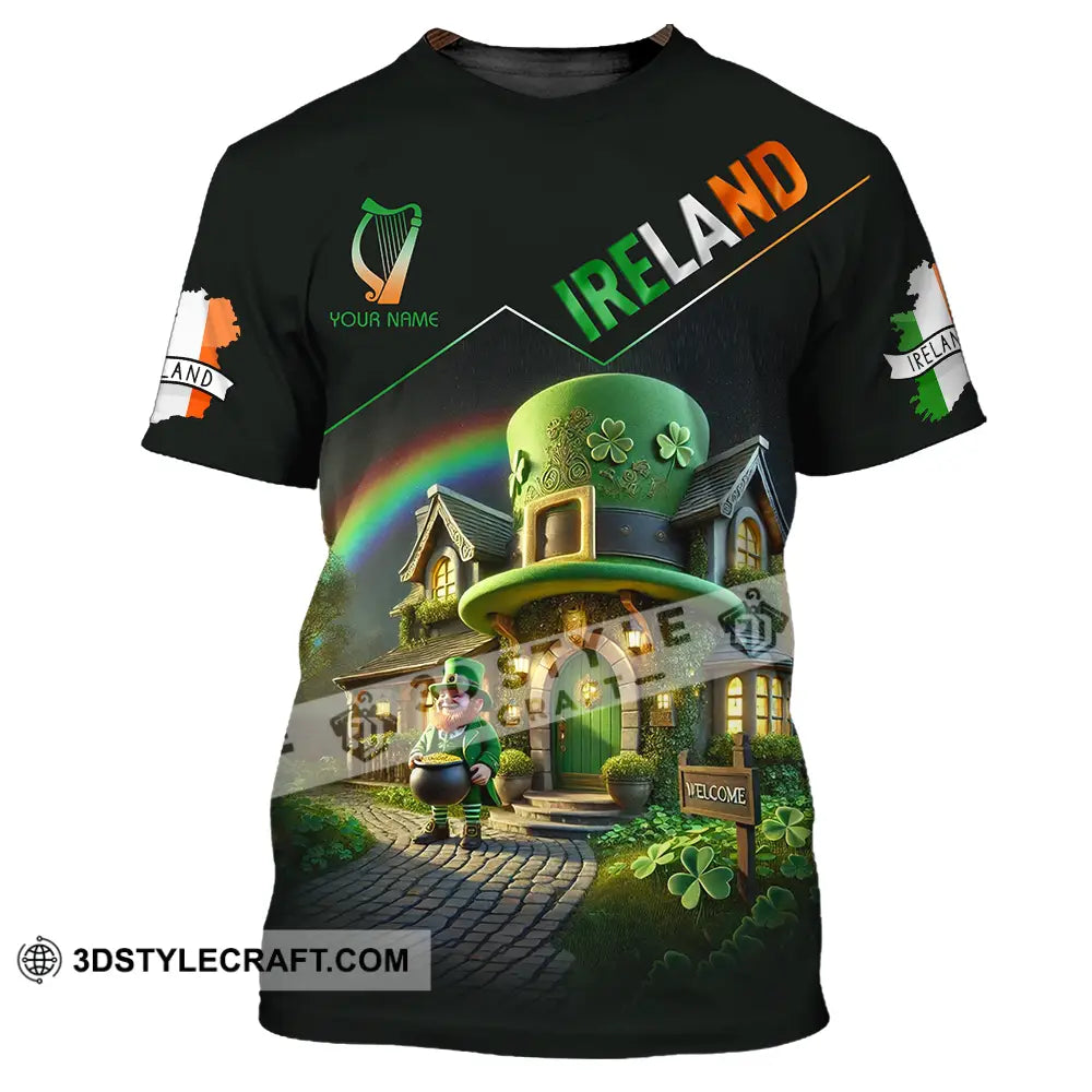 Unisex Shirt - Custom Text Ireland T-Shirt / S T-Shirt