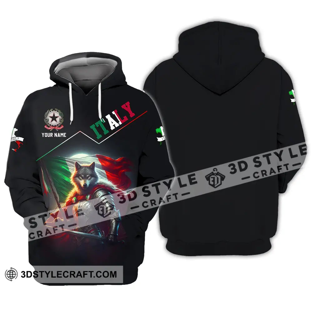 Unisex Shirt - Custom Text Shirt Italy Shirt Hoodie / S T-shirt