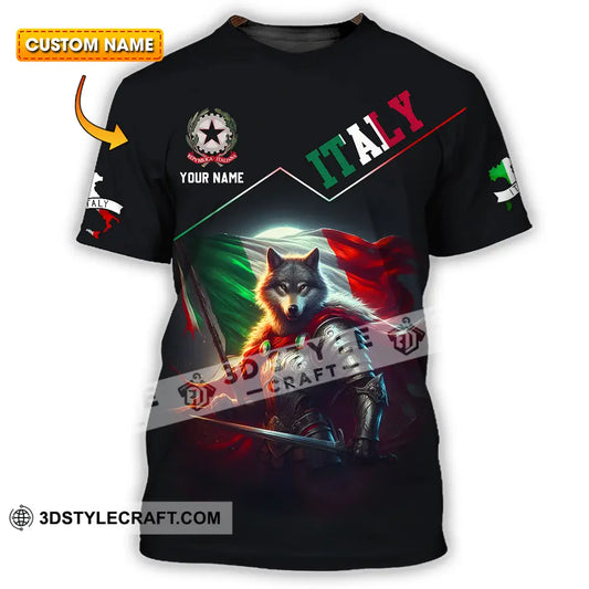 Unisex Shirt - Custom Text Shirt Italy Shirt T-shirt