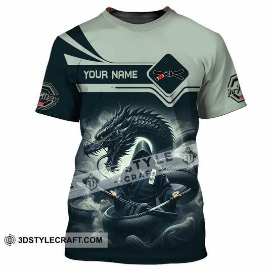 Unisex Shirt - Custom Text Shirt, Jiu Jitsu style option 4