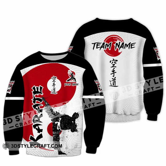 Unisex Shirt - Custom Text Shirt, Karate Shirt style option 3