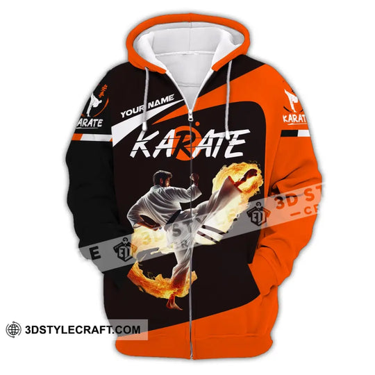 Unisex Shirt - Custom Text Shirt Karate style option 3