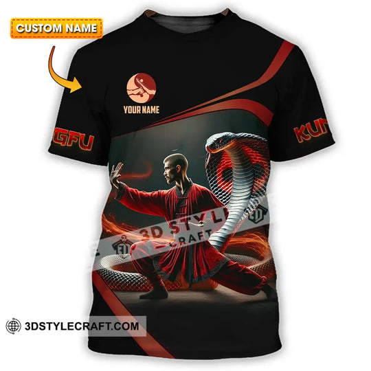 Unisex Shirt - Custom Text Shirt Kungfu style option 1