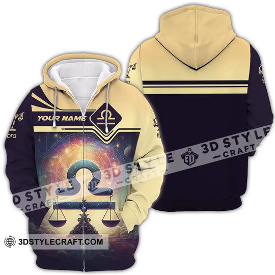 Unisex Shirt - Custom Text Shirt Libra style option 4