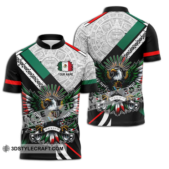 Unisex Shirt - Custom Text Shirt, Mexico Aztec Classic Shirt style option 2