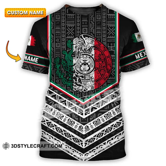 Unisex Shirt - Custom Text Shirt, Mexico Aztec Shirt style option 1