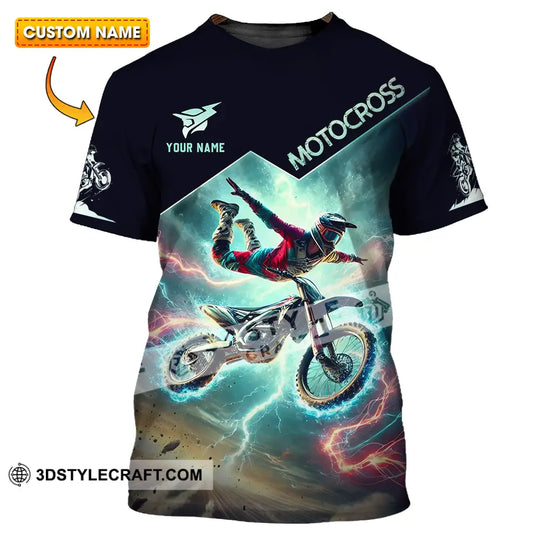 Unisex Shirt - Custom Text Shirt Motocross style option 1
