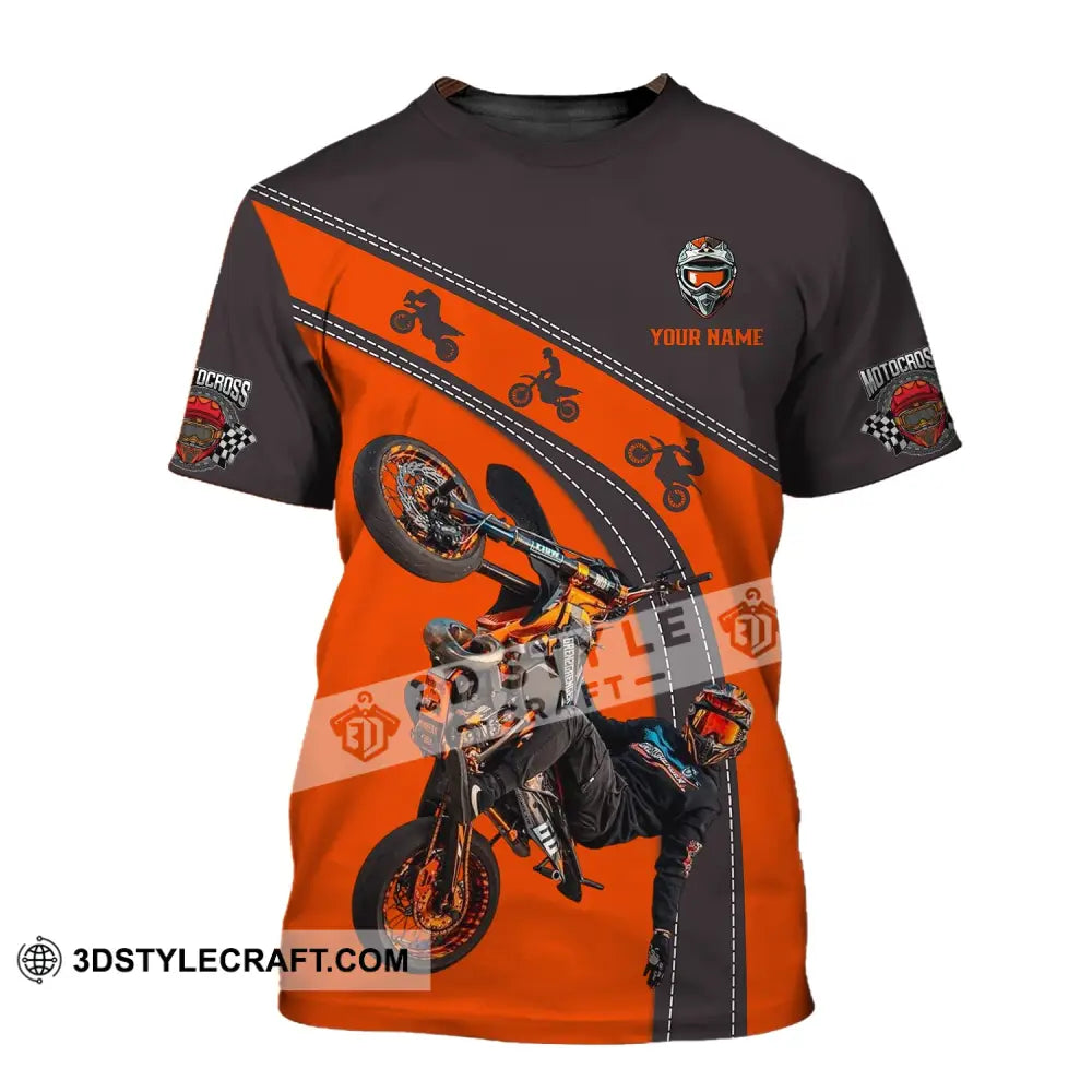 Unisex Shirt - Custom Text Motocross T-Shirt / S T-Shirt