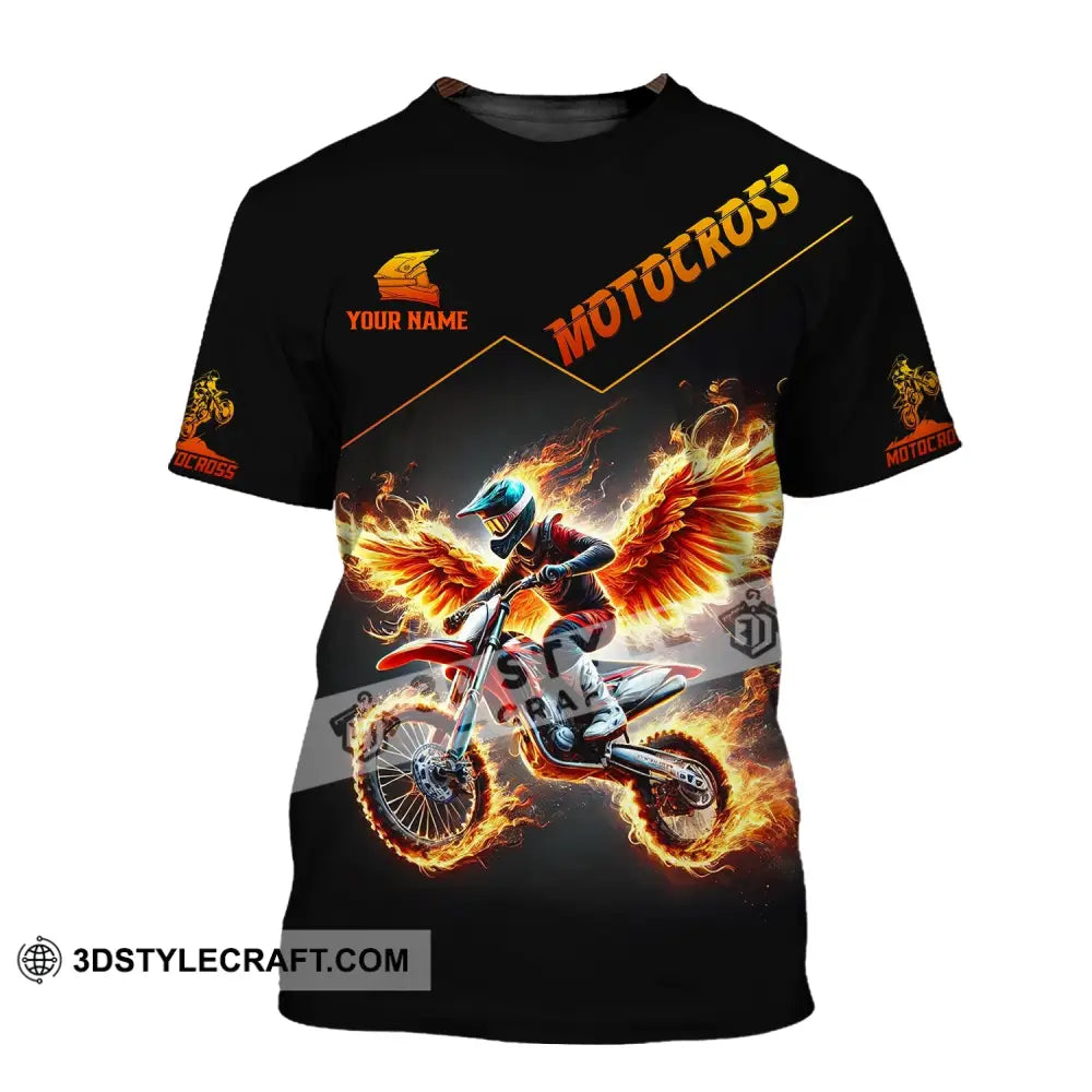 Unisex Shirt - Custom Text Motocross T-Shirt / S T-Shirt