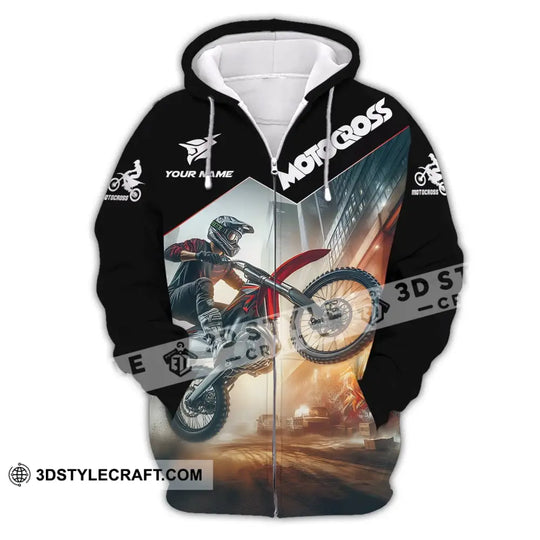 Unisex Shirt - Custom Text Shirt Motocross style option 3