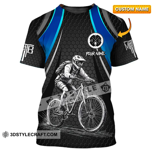 Unisex Shirt - Custom Text Mountain Bike Classic Sport T-Shirt