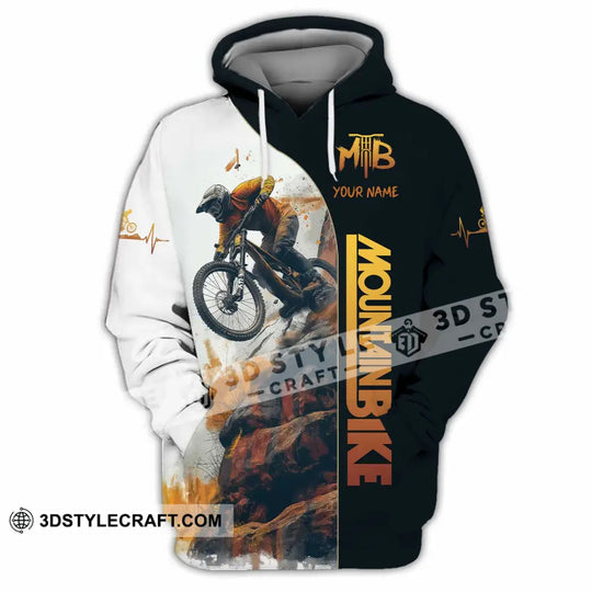 Unisex Shirt - Custom Text Shirt Mountain Bike style option 3