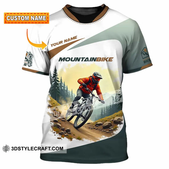 Unisex Shirt - Custom Text Shirt, Mountain Bike Shirt style option 1