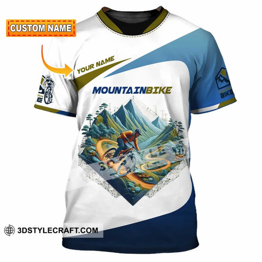 Unisex Shirt - Custom Text Shirt, Mountain Bike Shirt style option 1