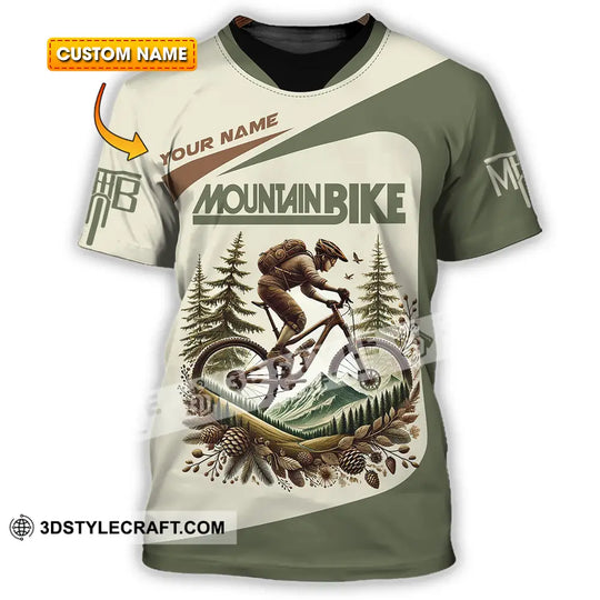 Unisex Shirt - Custom Text Shirt, Mountain Bike Shirt style option 1