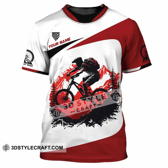 Unisex Shirt - Custom Text Mountain Bike Shirt style option 2