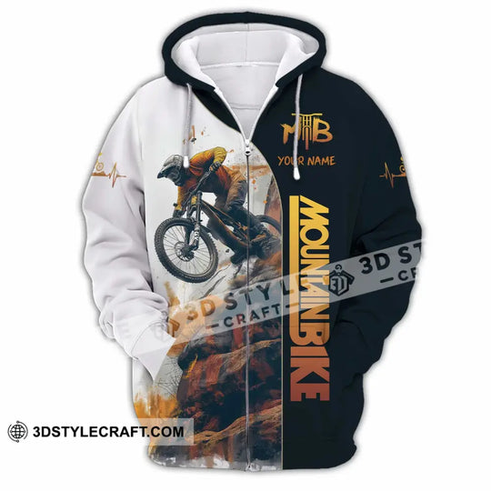 Unisex Shirt - Custom Text Shirt Mountain Bike style option 4