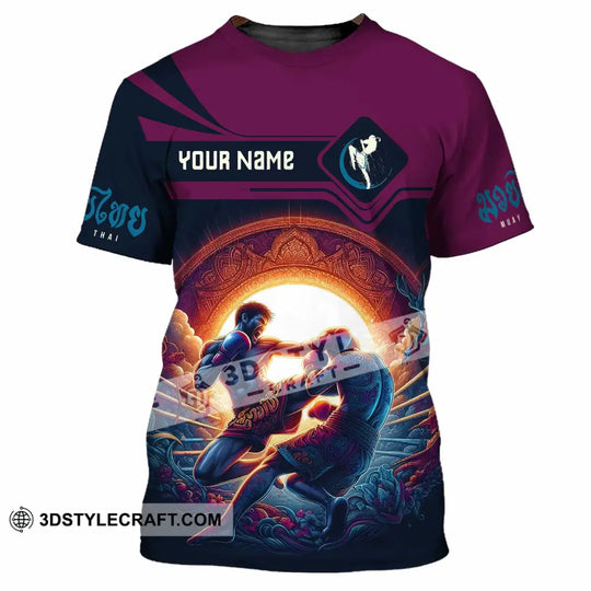 Unisex Shirt - Custom Text Shirt, Muay Thai Shirt style option 2