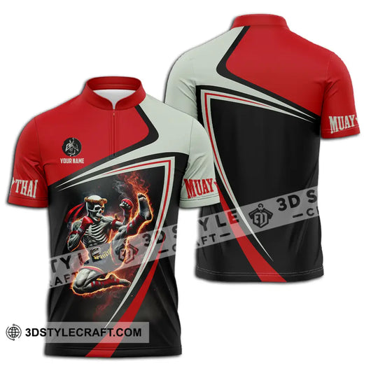 Unisex Shirt - Custom Text Shirt Muay Thai style option 2
