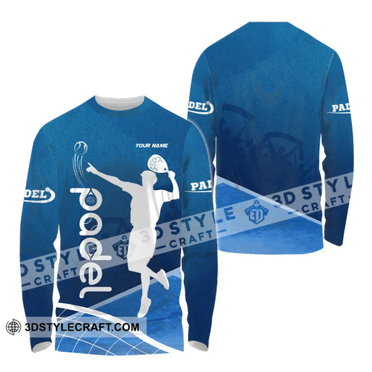 Unisex Shirt - Custom Text Shirt, Padel Shirt style option 4