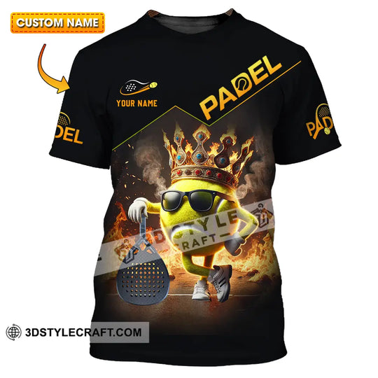 Unisex Shirt - Custom Text Shirt Padel style option 1