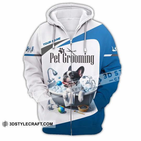 Unisex Shirt - Custom Text Shirt, Pet Grooming Shirt style option 3