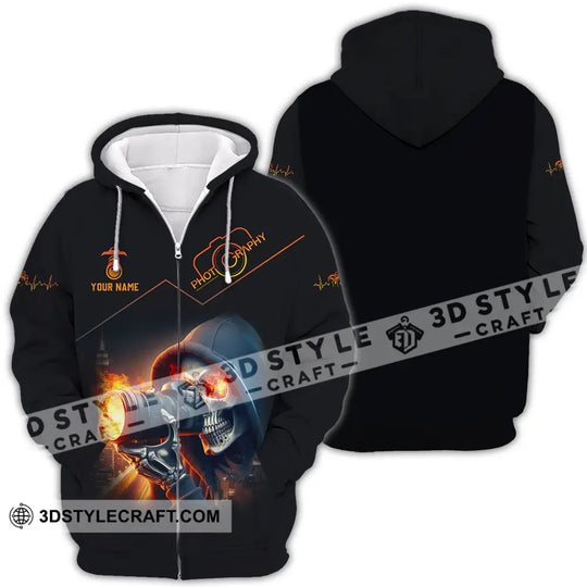 Unisex Shirt - Custom Text Shirt, Photography Shirt style option 4