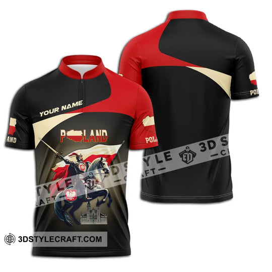 Unisex Shirt - Custom Text Shirt Poland style option 2