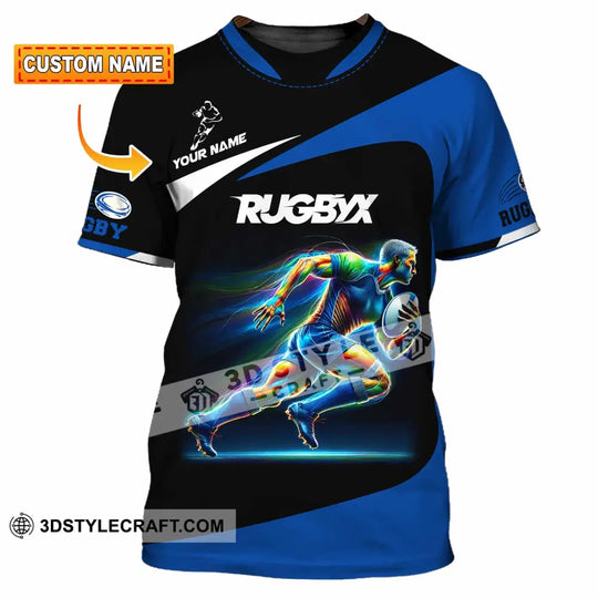 Unisex Shirt - Custom Text Shirt Rugby style option 1