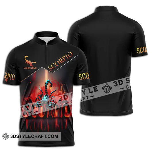 Unisex Shirt - Custom Text Shirt Scorpio style option 2