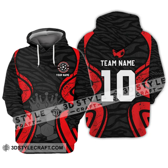 Unisex Shirt - Custom Text Shirt, Soccer Shirt style option 4