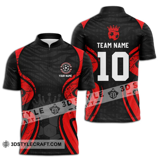 Unisex Shirt - Custom Text Shirt, Soccer Shirt style option 3
