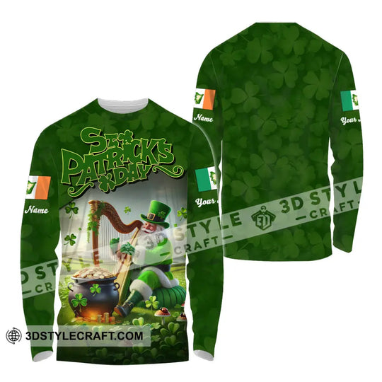 Unisex Shirt - Custom Text Shirt ST.Patrick's Day style option 4