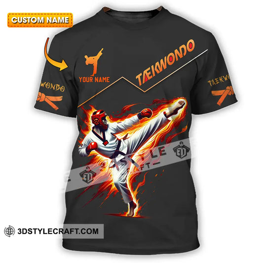 Unisex Shirt - Custom Text Taekwondo T-Shirt