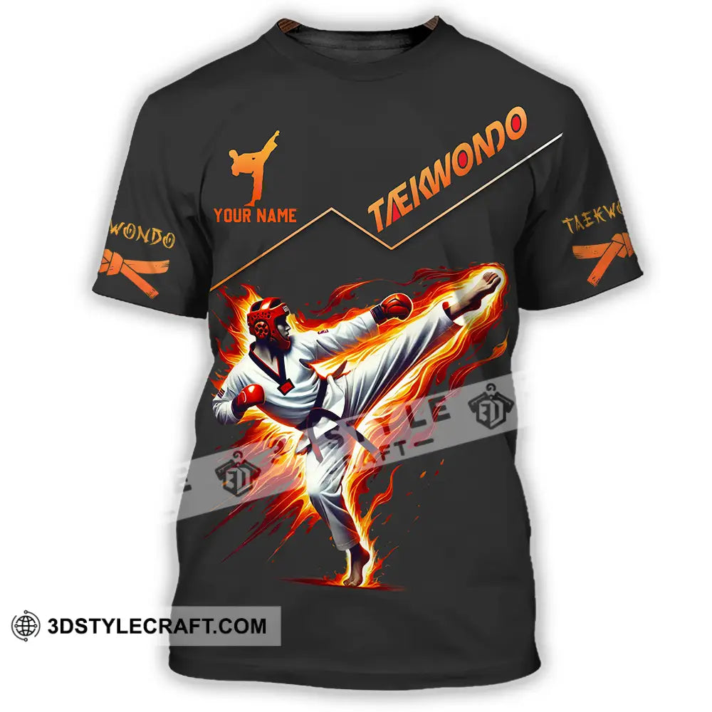 Unisex Shirt - Custom Text Taekwondo T-Shirt / S T-Shirt