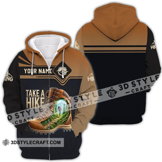 Unisex Shirt - Custom Text Shirt Take A Hike style option 4