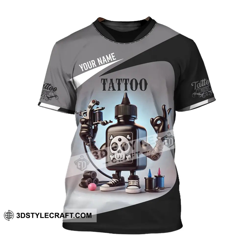 Unisex Shirt - Custom Text Tattoo T-Shirt / S T-Shirt