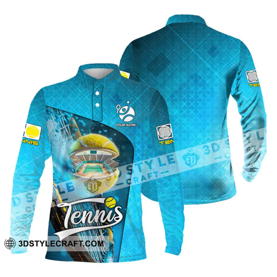 Unisex Shirt - Custom Text Shirt, Tennis Shirt style option 3