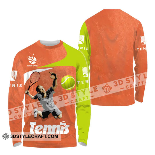 Unisex Shirt - Custom Text Shirt, Tennis style option 4