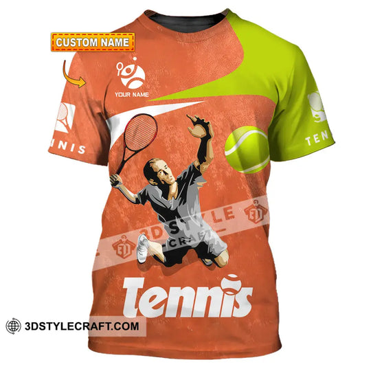 Unisex Shirt - Custom Text Shirt, Tennis style option 1