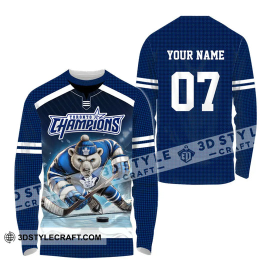 Unisex Shirt - Custom Text Shirt, Toronto Maple Leafs Shirt style option 4