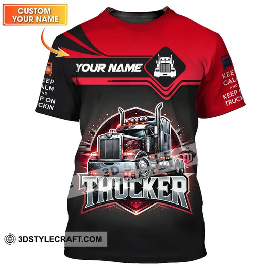 Unisex Shirt - Custom Text Shirt Trucker style option 1