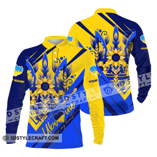 Unisex Shirt - Custom Text Shirt, Ukraine Shirt style option 3