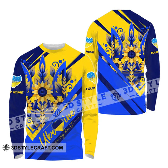 Unisex Shirt - Custom Text Shirt, Ukraine Shirt style option 4