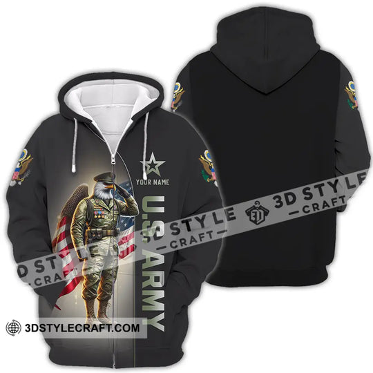 Unisex Shirt - Custom Text Shirt US Army style option 4