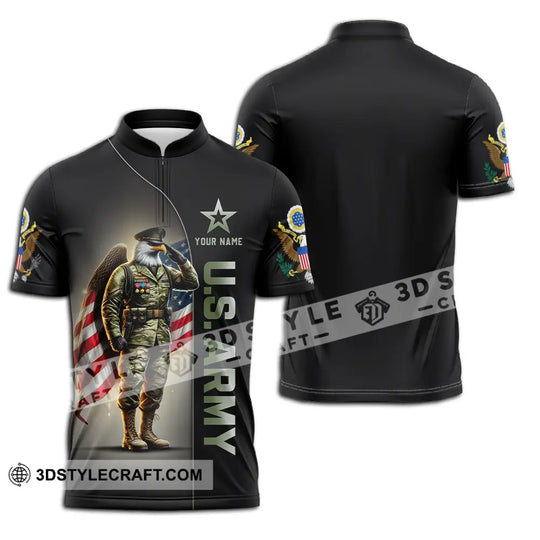 Unisex Shirt - Custom Text Shirt US Army style option 2