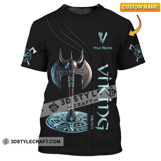 Unisex Shirt - Custom Text Shirt Viking style option 1