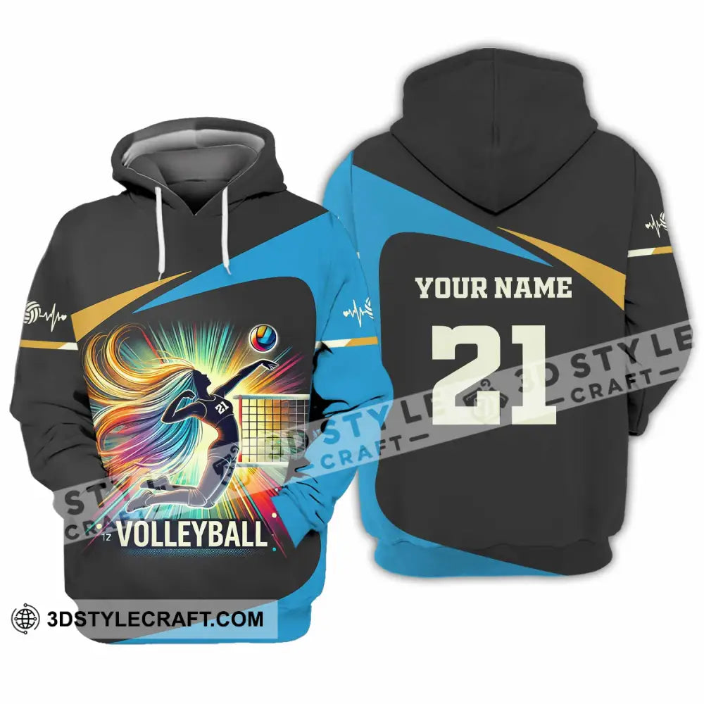 Unisex Shirt - Custom Text Shirt, Volleyball Shirt